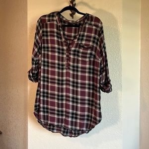 Torrid Plaid Tunic Size 1